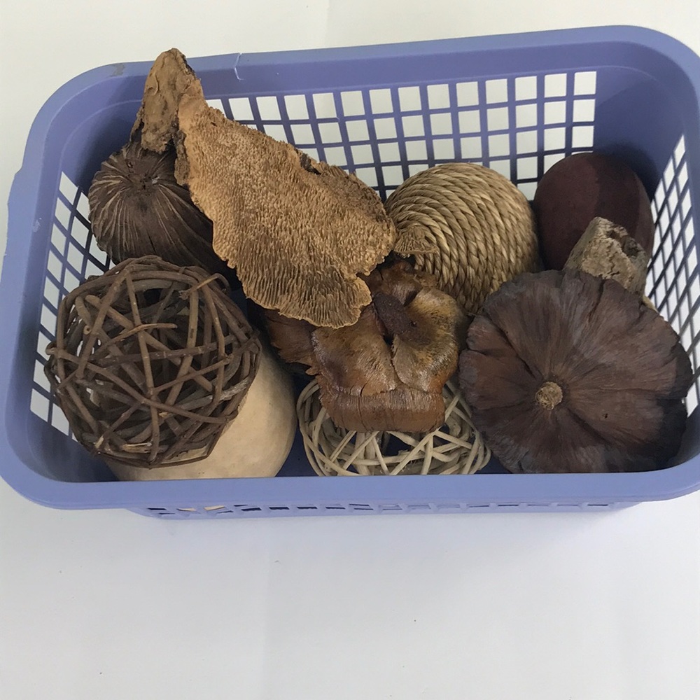 Basket of decorations